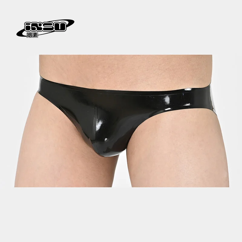 

INSU sexy latex rubber underwear brief swimwear perfect fit