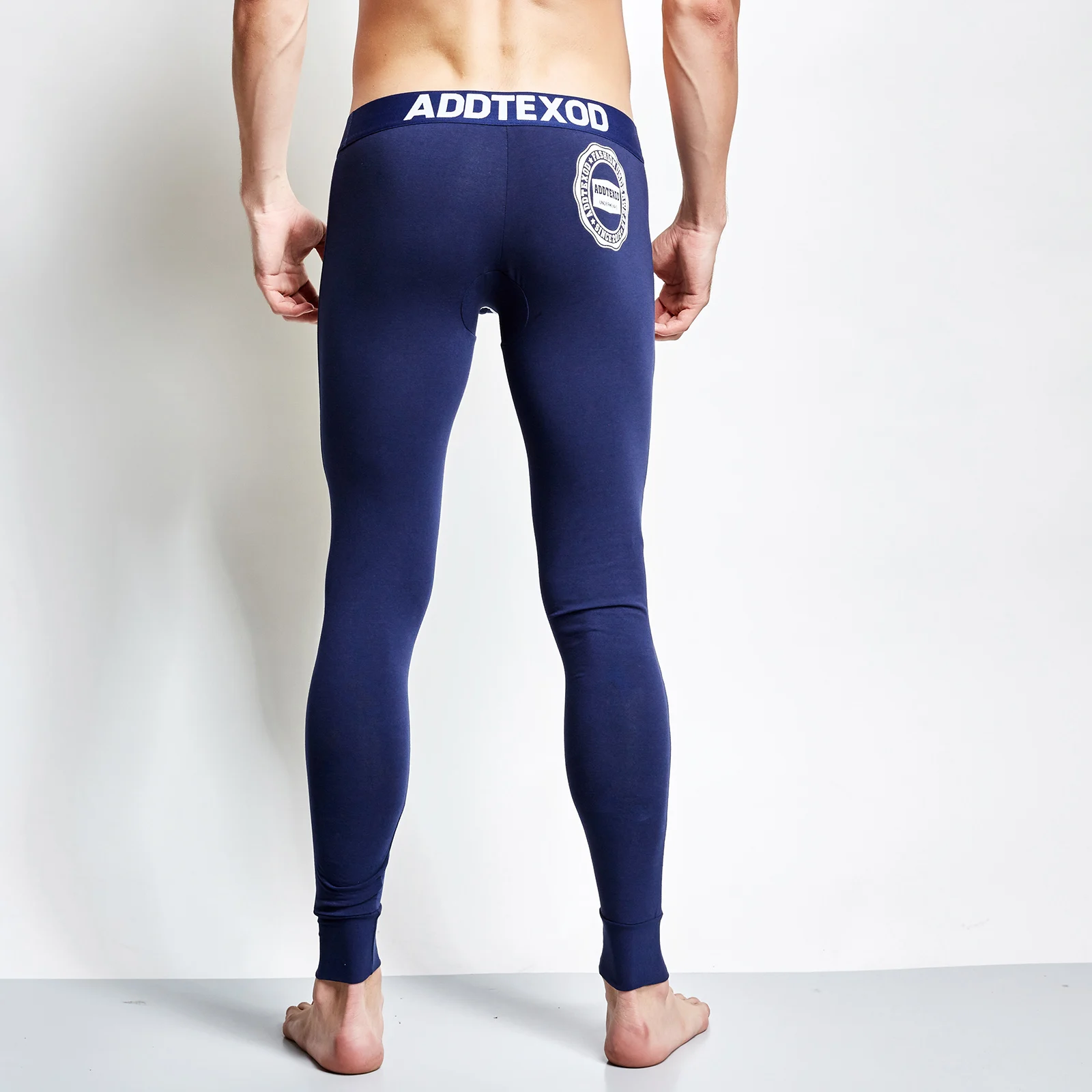 Men Thermal Underwear Winter Keep Warm Long John Pants Cotton Thermo Tight Leggings Elastic Bottoms Bulge Penis Pouch