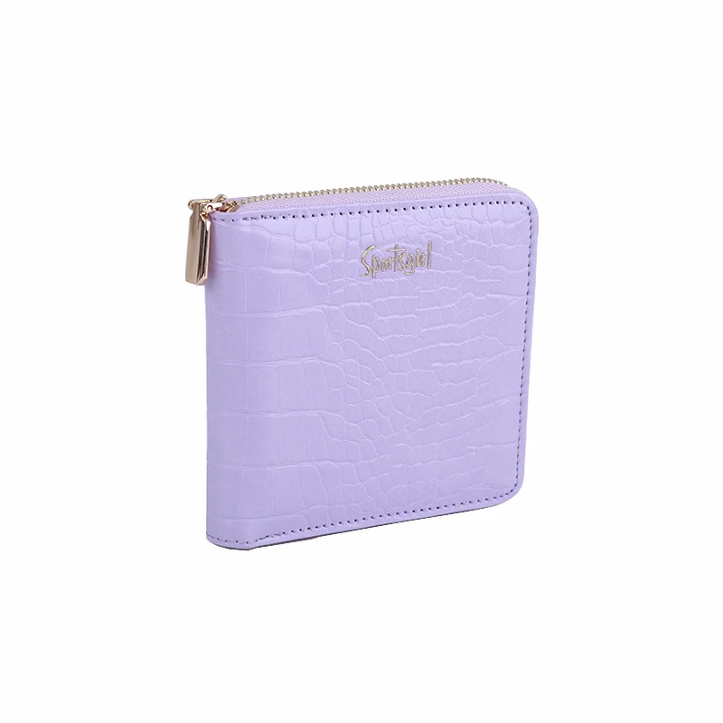 Стильный Фиолетовый фотомагнитный элегантный держатель для карт