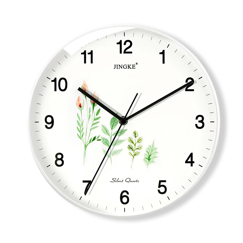 

Modern Wall Clock Nordic Creative Simple Glass Silent Fashion Art Wall Clock Reloj De Pared De Cristal Bedroom Decoration MM60WC