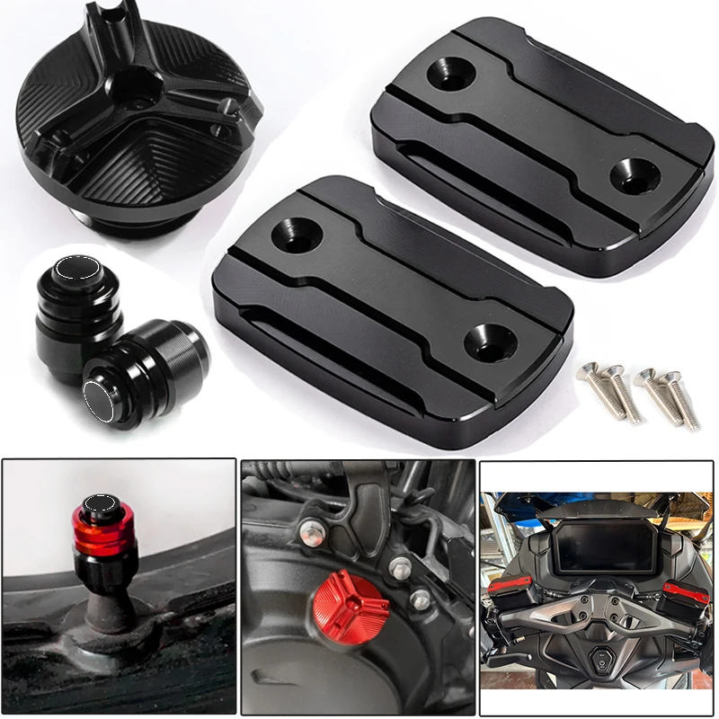 Аксессуары для мотоциклов Крышка Резервуара тормозной жидкости YAMAHA XMAX300 XMAX250 XMAX