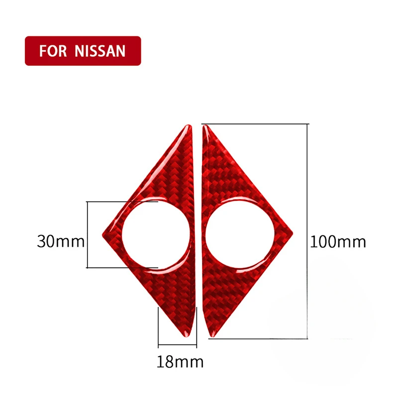 

Наклейки из углеродного волокна для Nissan GTR R35 2008 2009 2010-2020, автомобильная дверь, стойка, колонка, рама, отделка, интерьерные автомобильные аксессуары