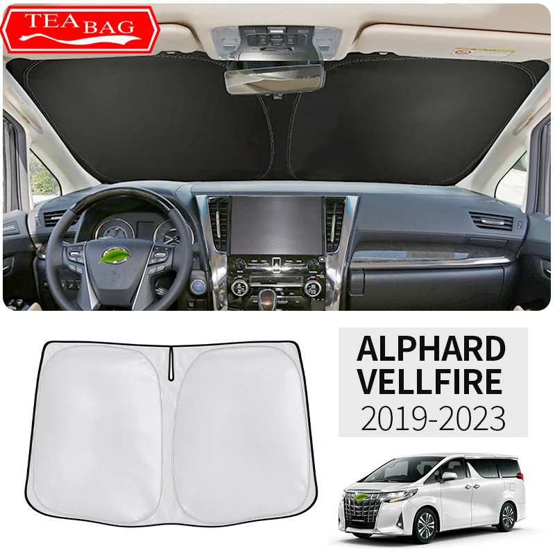 

Nano-Insulat Windshield Sunshade Front Window Sun Shade Visor For Toyota Alphard 30 AH30 Vellfire 2015-2023 Interior Accessories