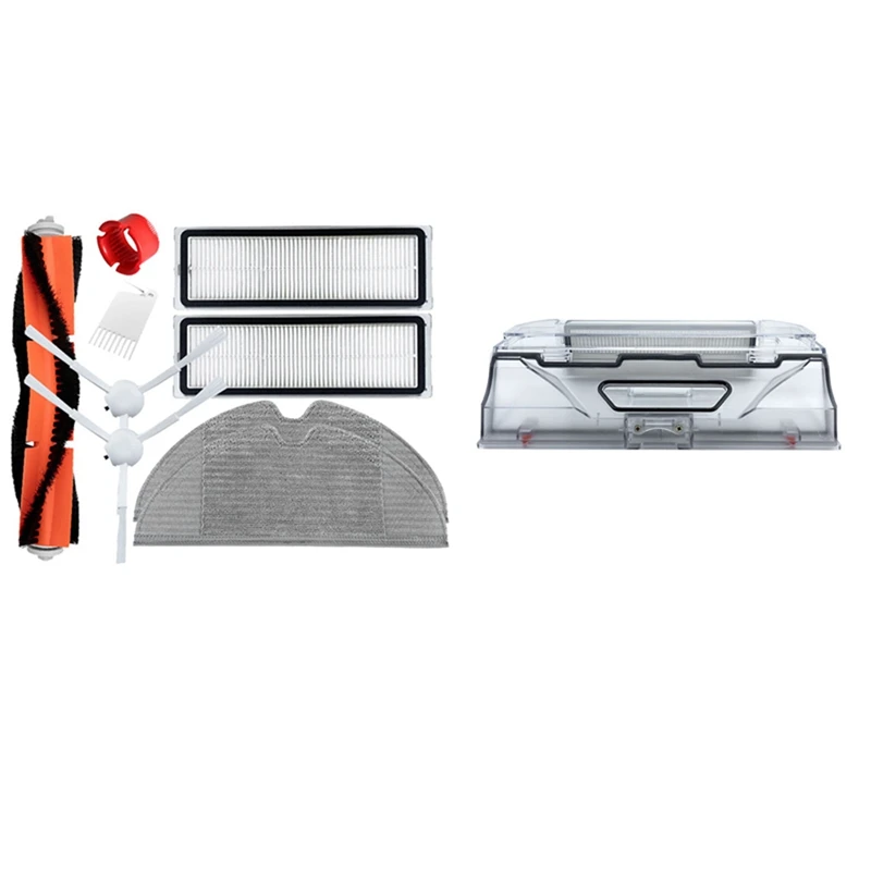 

Набор для уборки пыли с боковым роликом, HEPA-фильтром и основной щеткой