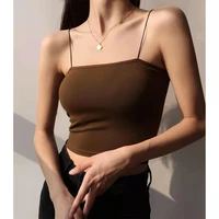 2022 summer slim sports vest sexy women short sleeve gray tee tank tops female solid blackwhite korean crop tops y2k
