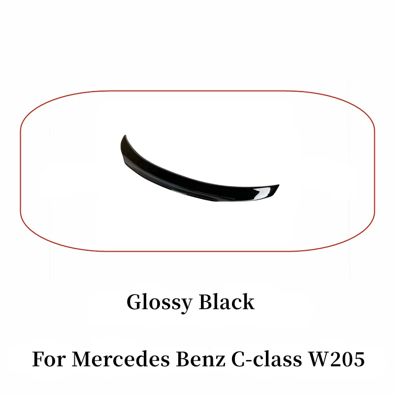 

Для Mercedes Benz C-class W205 C260 C43 C63 AMG 2014-2021, 4 двери, стиль PSM, Задняя Крышка багажника, спойлер для детской двери