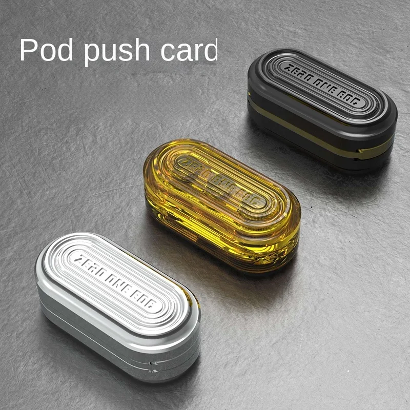 Pod Push Card Fingertip Toy Ppb Zirconium Alloy Gyro Portable Portable Decompression