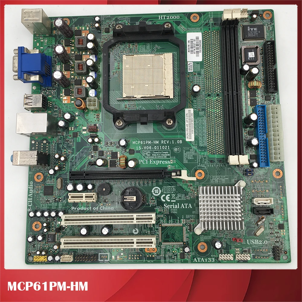 Original Desktop Motherboard for HP for Nettle GL8E MCP61PM-HM 5189-0464 5189-2789 AM2 DDR2 Fully Tested