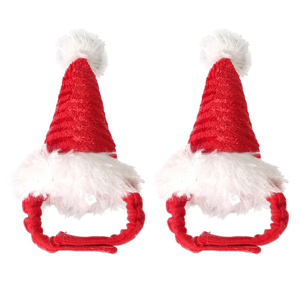 

Hat Christmas Cat Pet Santa Dogcostume Costumes Cats Guineahamster Cap Clothes Party Accessory Outfits Small Claus Elfhats