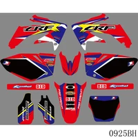 full graphics decals stickers motorcycle background custom number name for honda crf 250r crf 250 crf250r crf250 2004 2005