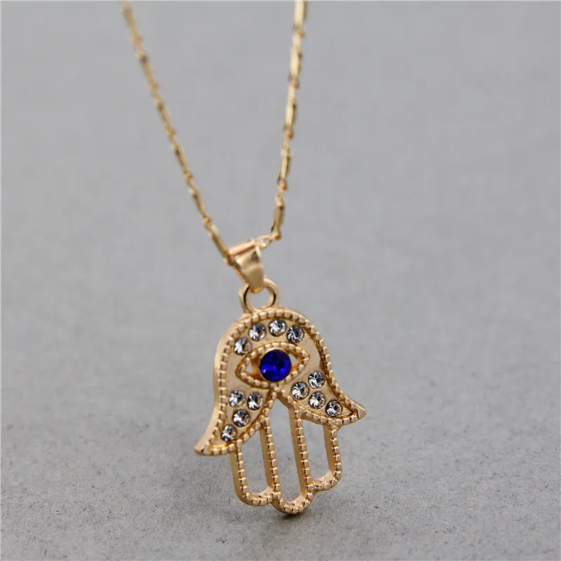 Женское Ожерелье Рука Фатимы ожерелье с прорезями солнца и звёзд Подарочный