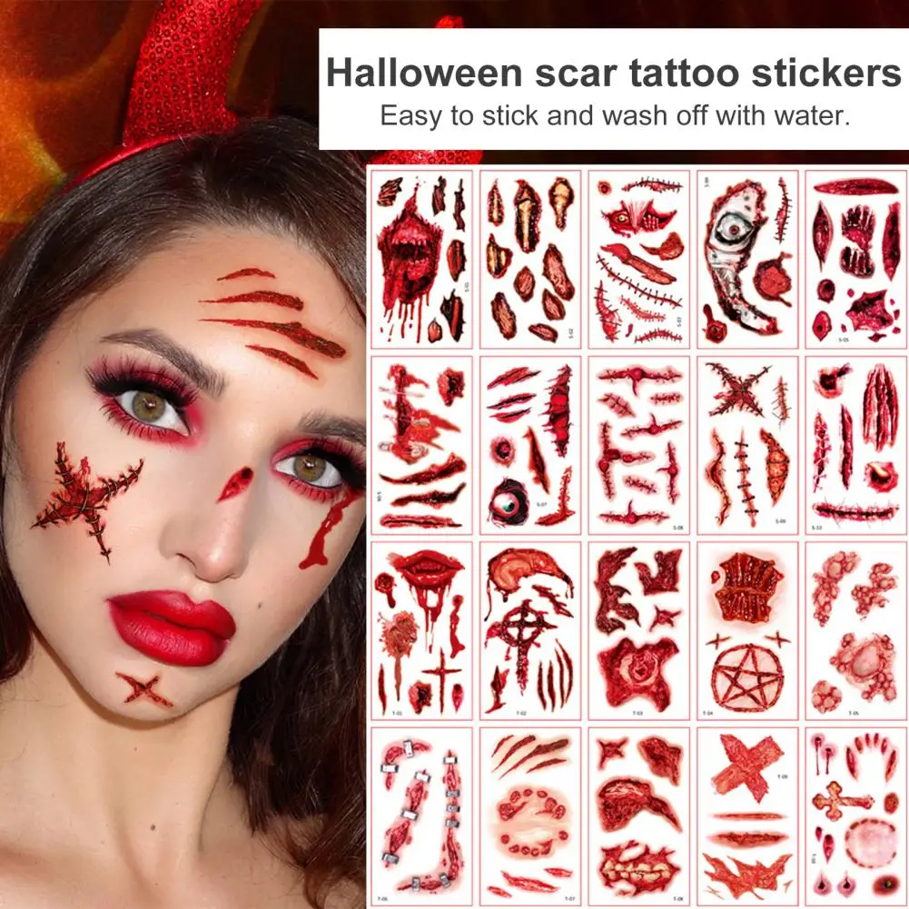 10 листов/набор водостойкие Стикеры для татуировок |