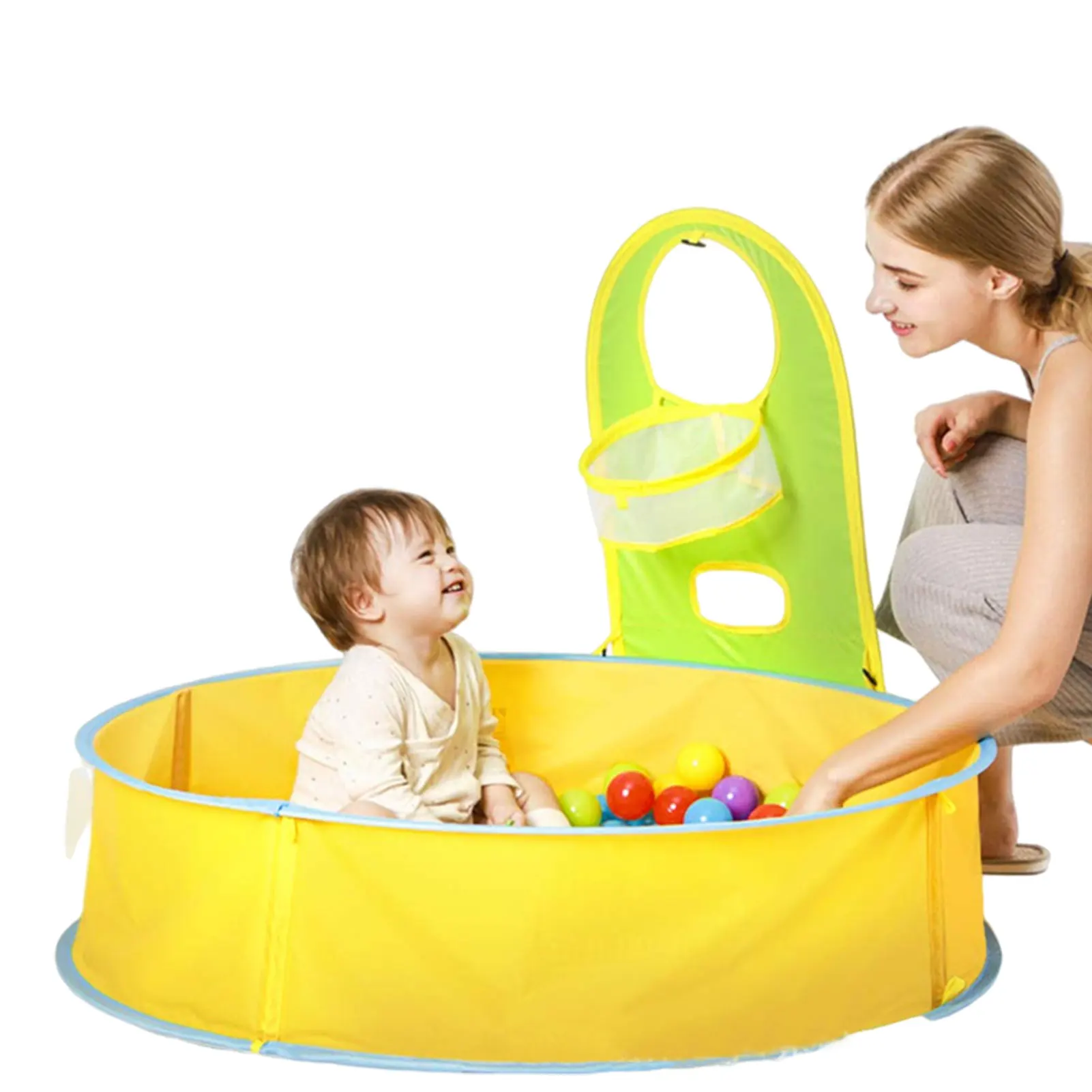 

Beach Tent With Pool UPF 50 Baby Shade Tent With Pool Baby Beach Tent Pop Up Portable Infant Beach Tent Beach Sun Shelter