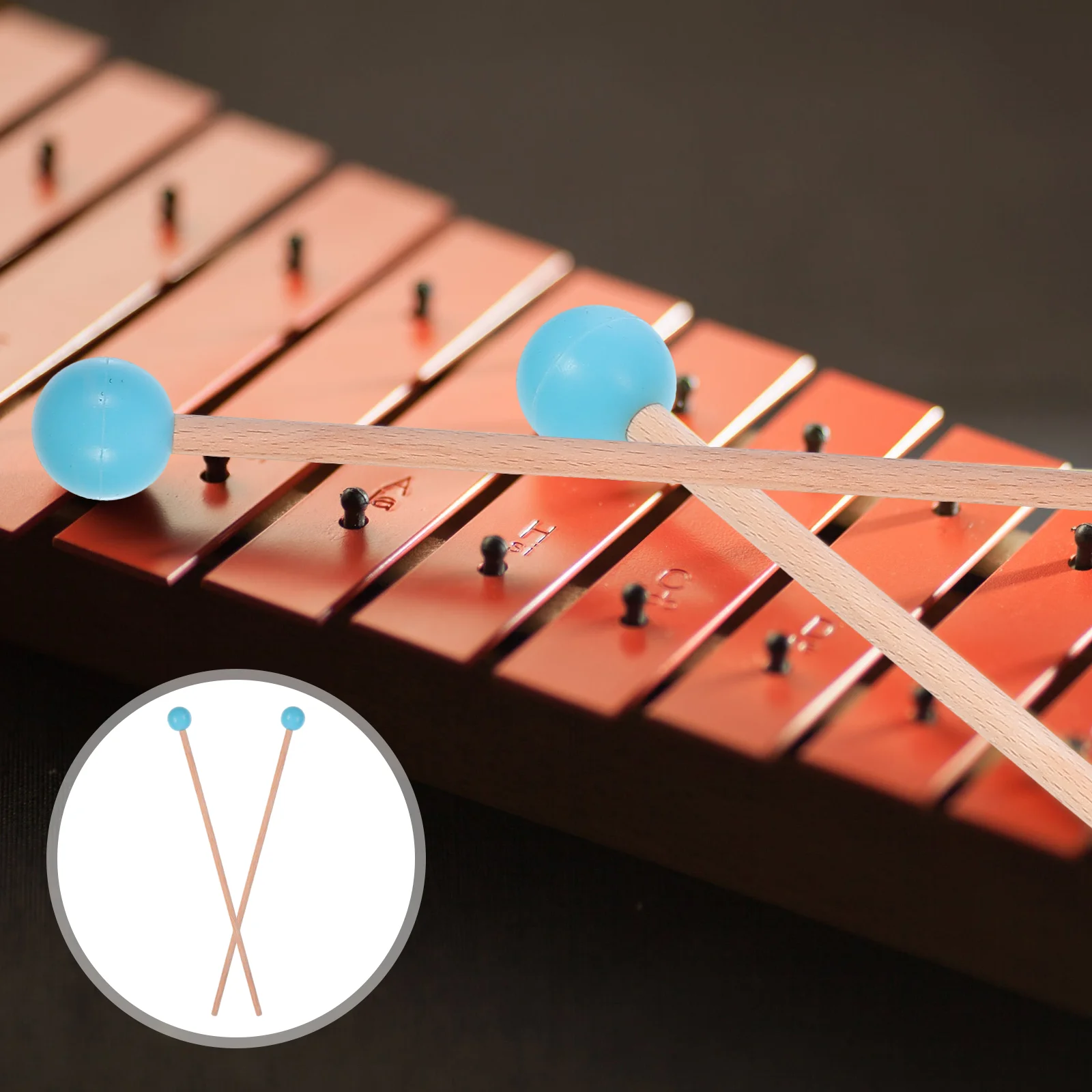 

1 Pair Marimba Xylophone Chime Glockenspiel Mallet Mallet Mallets Percussion Xylophone Beater Keyboard Hammer