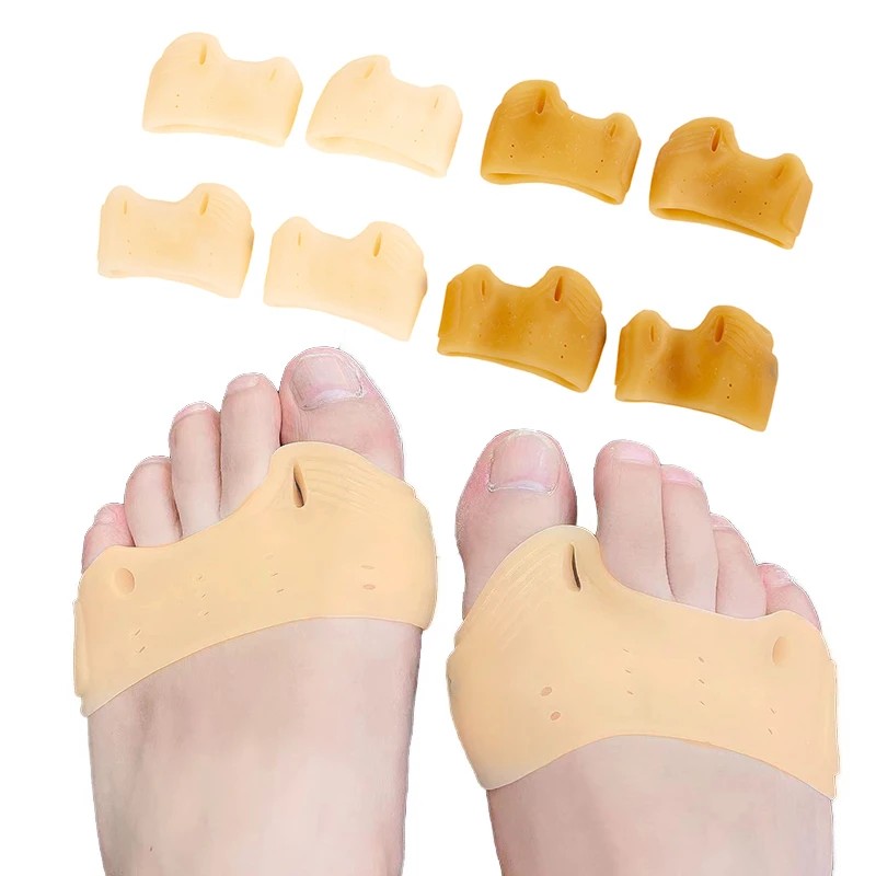

1Pair Magnetic Silicone Toe Spreader Separator Bunion Hallux Valgus Corrector Toe Correction Straightener Foot Care Tool