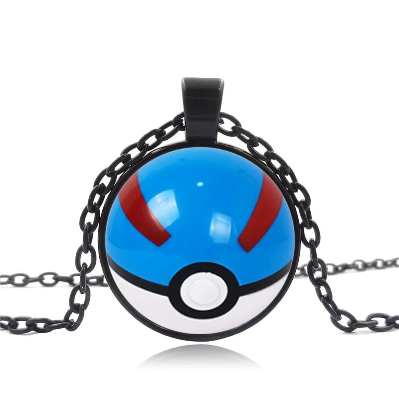 Подвеска из Аниме Pokemon Glass ожерельлье кабошона ювелирные изделия для женщин