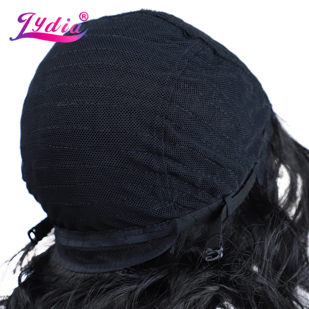 Lydia синтетические волосы хвост кудрявые парики боковой распад афроамериканские