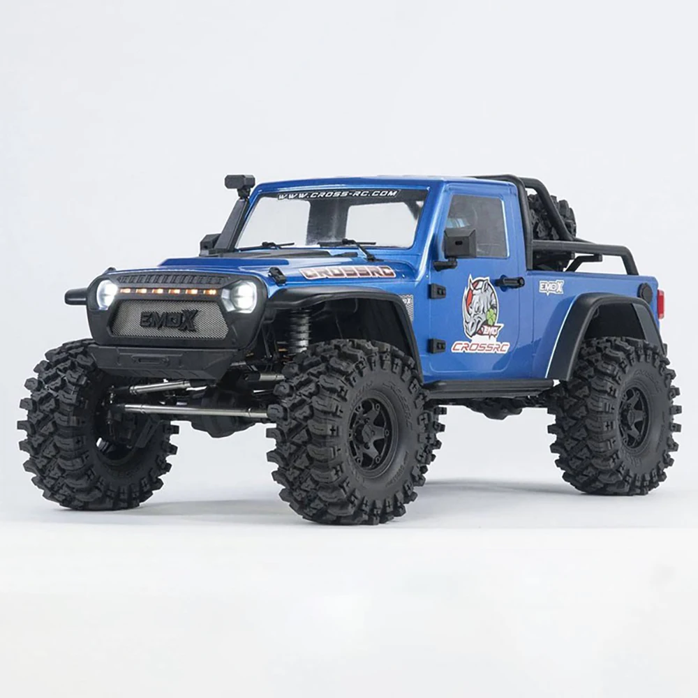 

CROSSRC 4X4 RC Crawler Car 1/8 EMOX Remote Control Off-road Vehicles Models KIT With 2-speeds Light System TH22532-SMT1