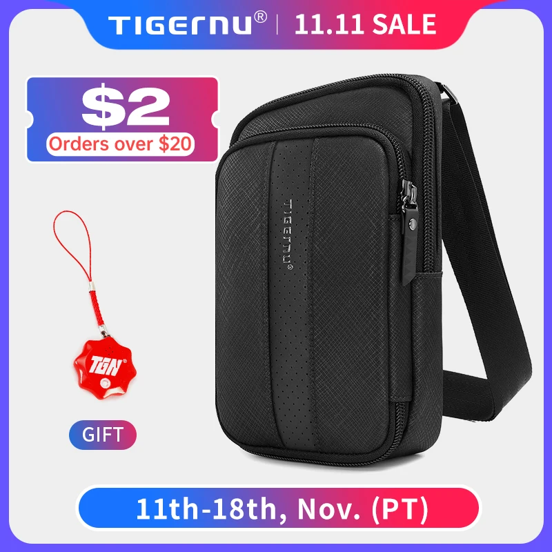 Водонепроницаемая мужская сумка через плечо из ТПУ