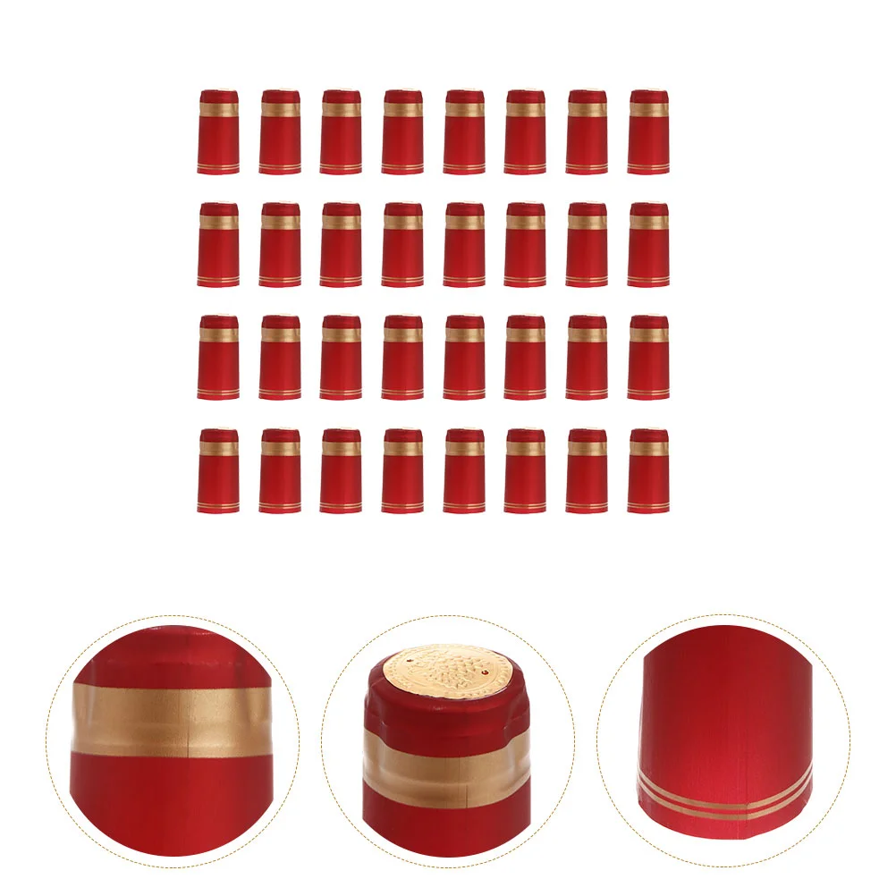 

50 Pcs Heat Shrink Bottle Cellars Supplies Champagne Capsule Corks Sealing