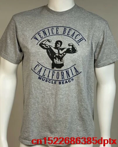 

Venice Muscle Beach California Arnold Schwarzenegger Body Building T-Shirt Large