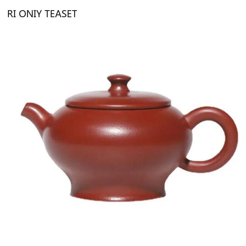 

Чайники из сиреневой глины Yixing, 160 мл, ручная работа, чайник из сырой руды Dahongpao, красивый чайник из глины, Китайский знаменитый чайный набор Zisha, чайный набор