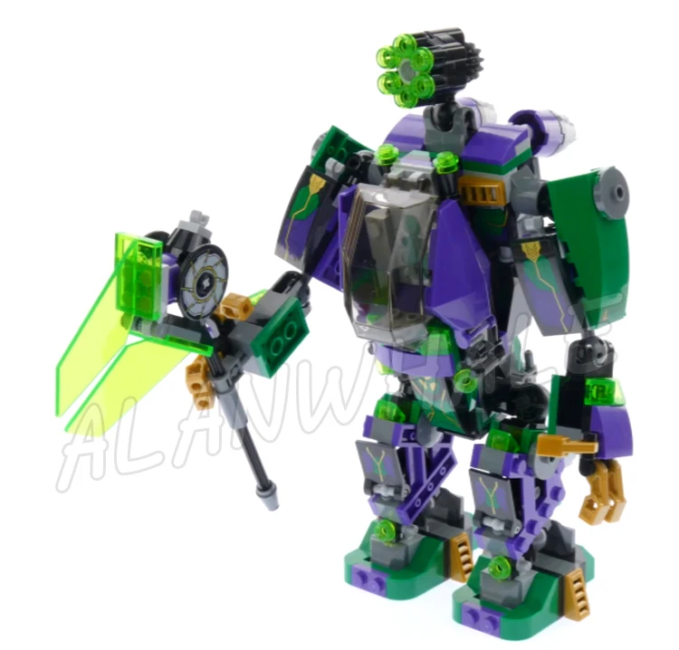 Фото 444 шт. Super Fighter Luthor Mech Takedown Escape Pod Планер Energy Infusers 10843 Строительные блоки Игрушка, совместимая с моделью №2