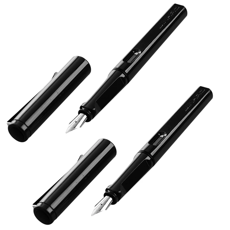 Ручка перьевая JINHAO 2X черная со средним пером подарок для студентов 599 |