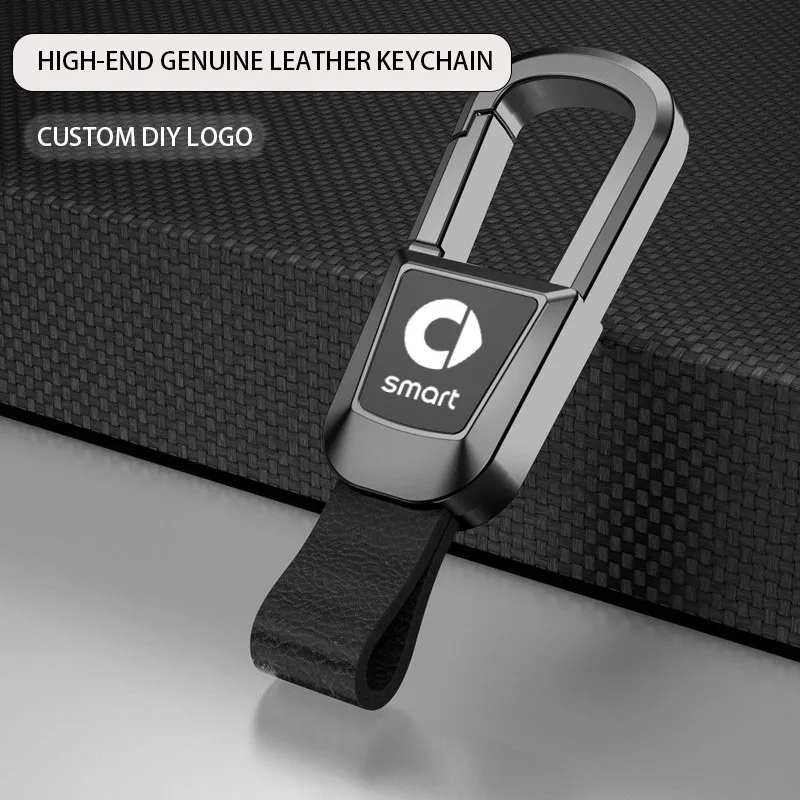 Автомобильный кожаный брелок для ключей Smart #1 #3 Prachtig Octavia 2 Fabia Rapid S аксессуары