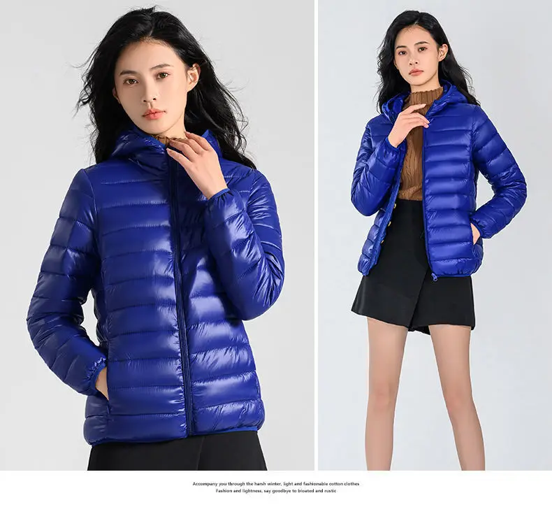 

2023 New Women Jacket Parka Thicken Cotton Coat 2023 Autumn Winter Loose Short Hooded Warm Women's Outerwear Clothing T567