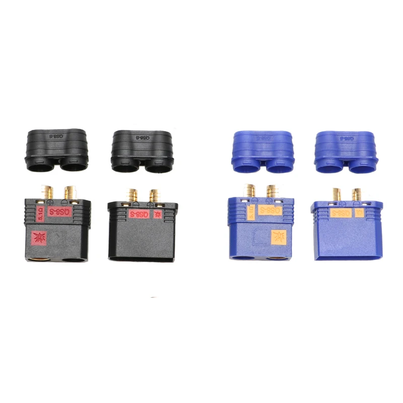 Lote de 5 pares de conectores QS8-S de batería resistente, conector Anti-quispa...