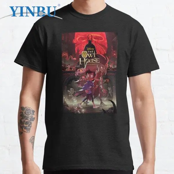 

The Owl House Season 2 YINBU Brand t shirts High quality Men's short the owl house print t-shirt Graphic Tee