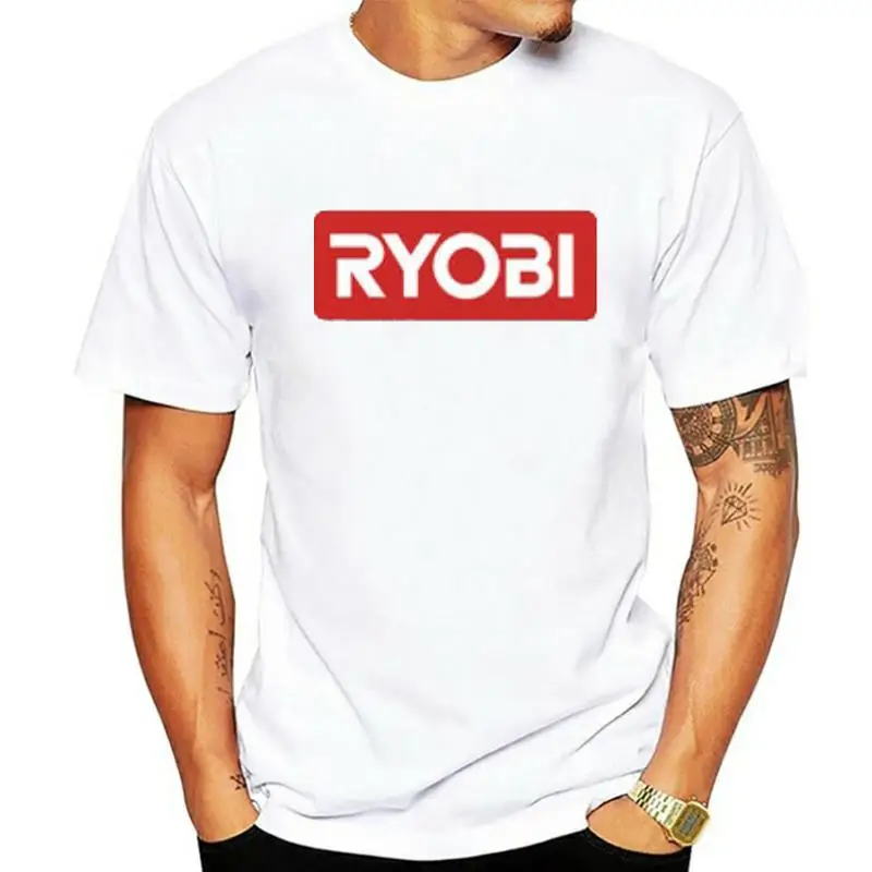 

Черные футболки с электроинструментами Ryobi, серая футболка, Мужская футболка от S до 3XL