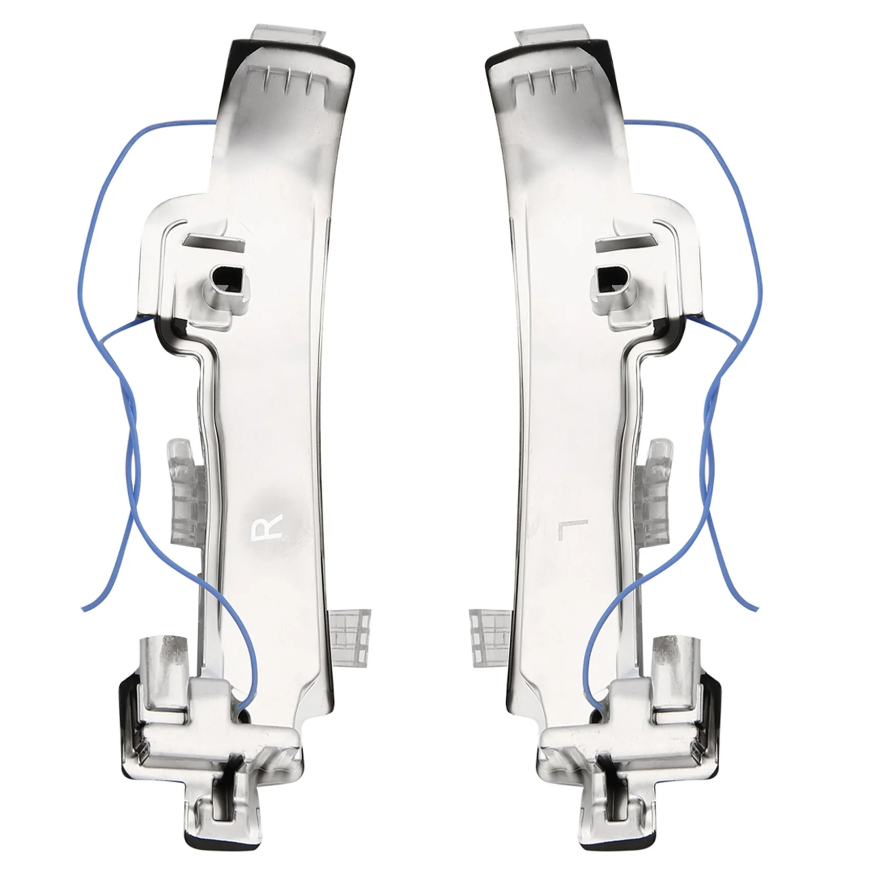 Янтарный и синий светодиодный последовательный динамический поворотник