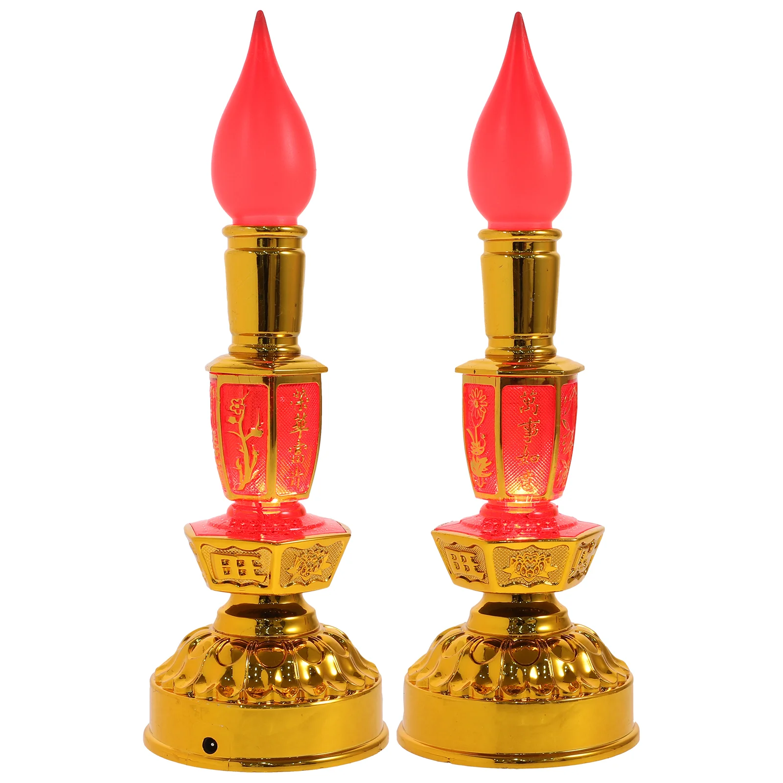 

Lamp Light Chinese Electric Led Pooja Traditional Flower Lamps Flameless Tea Lights