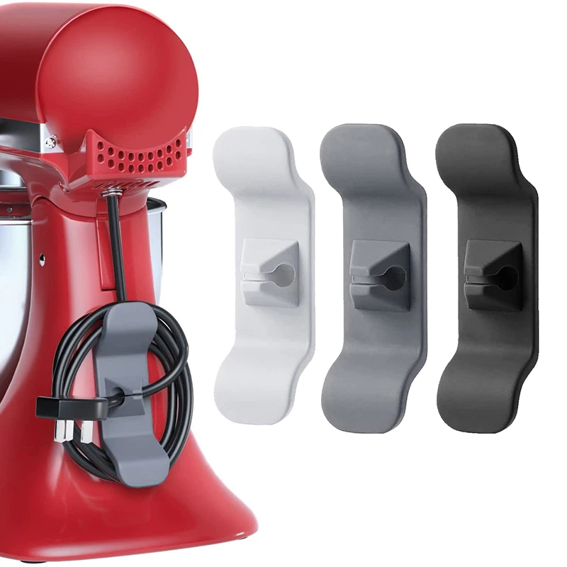 3/6Pcs Cord Wrapper Clips Holder Blender Mixers Air Fryer Wire Cord Cable Protector Winder Hooks for Kitchen Household Appliance