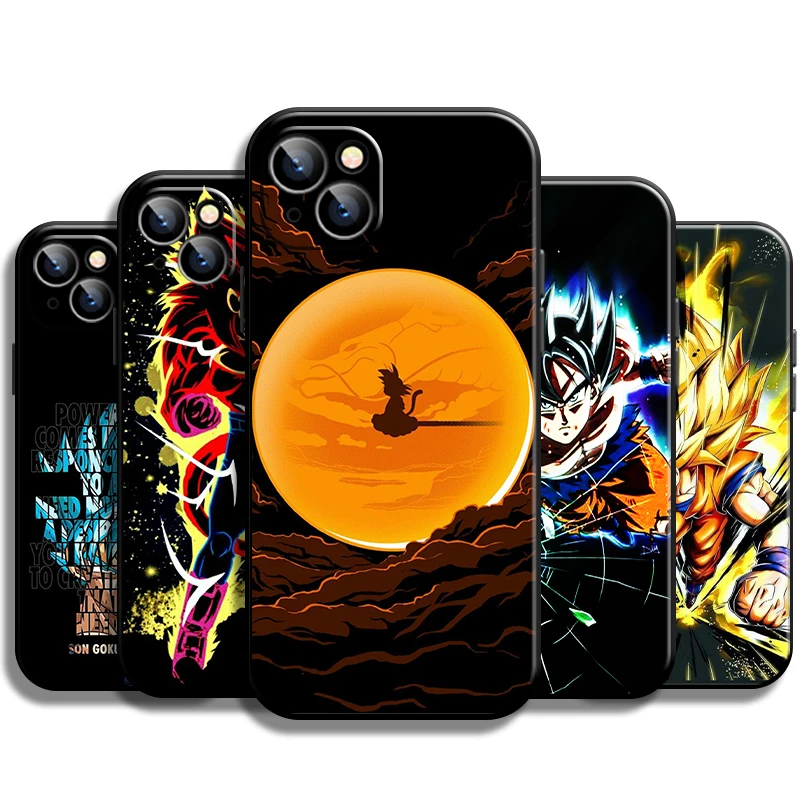 

Dragon Ball Goku For Apple iPhone 13 12 11 Pro Max 12 13 Mini X XR XS Max SE 6 6S 7 8 Plus Phone Case Silicone Cover Soft TPU