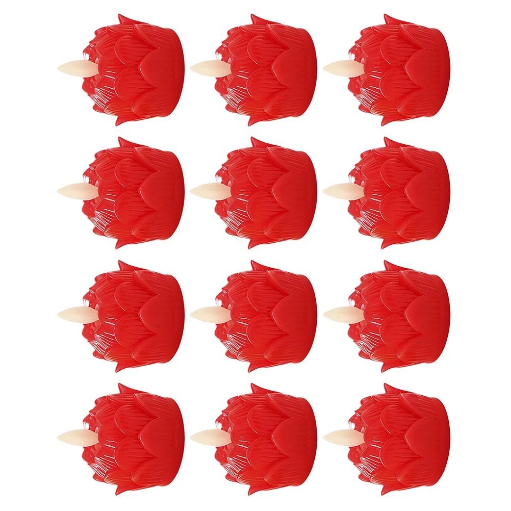 

12pcs LED Candle Light Electric Candle LED Lotus Candle Lamp Electric Light