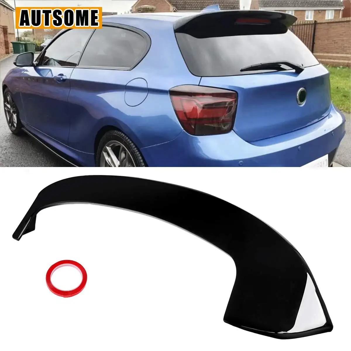 

Car Rear Roof Spoiler Wing Lip Extension For BMW 1 Series F20 F21 116i 118i 120i 125i M135i M140i 3DR 5DR Hatchback 2012-2019