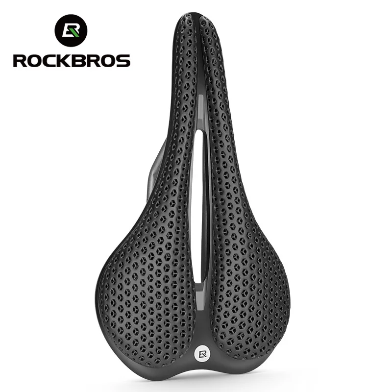 Ультралегкое велосипедное седло ROCKBROS мягкое ажурное удобное гоночное с 3D
