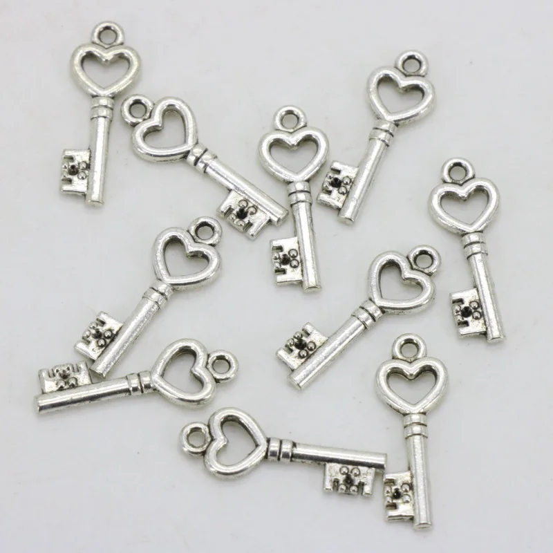 

New Metal Key Slingshot Iron Tower Libra Wing 6 Styles DIY Accessories Small Pendant for Making Design Fashion Exquisite Gift