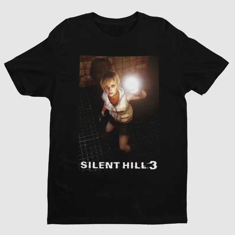 Heather Mason Silence Hill 3 футболка премиум-класса унисекс персонаж искусства Silent любители