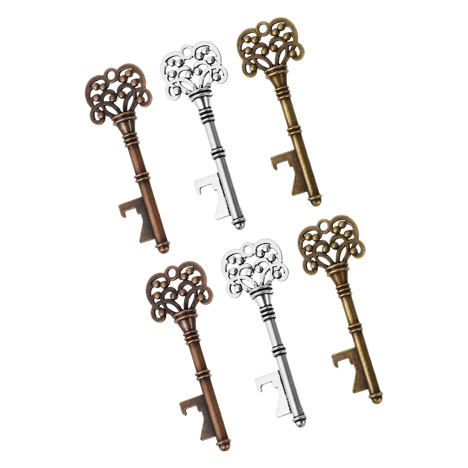 

6 шт., портативная открывалка для бутылок