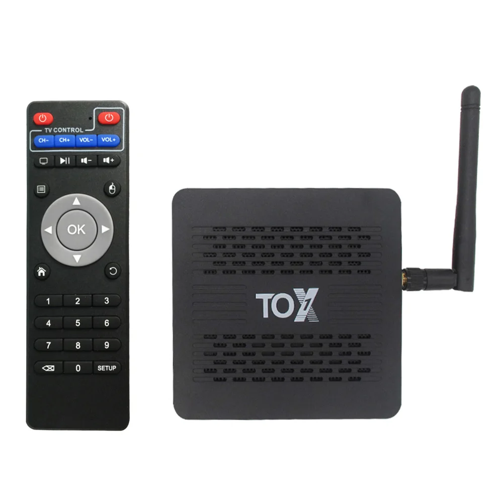 

TOX1 Amlogic S905X3 Android 9.0 TV Box 4GB 32GB Set top box 2.4G 5G WiFi Bluetooth 1000M 4K TVBOX VS X96 Max Plus 2021 New