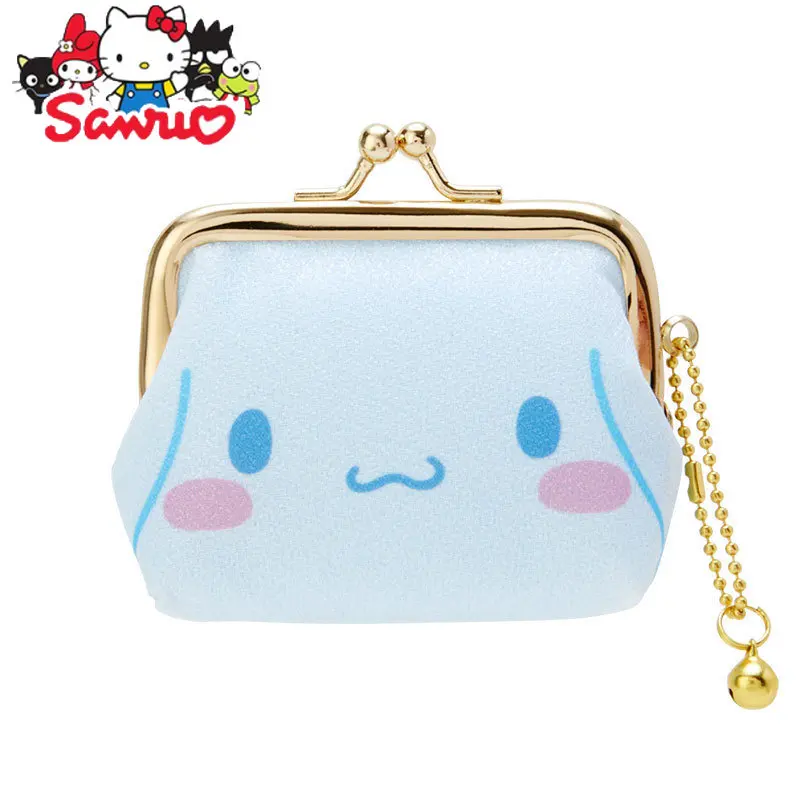 

Мини-кошелек Sanrio Kuromi с изображением головы из мультфильма Hello Kitty Мелоди коричной