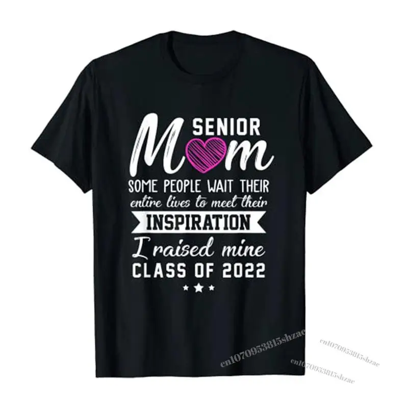 

Proud Senior Mom 2022-Graduation Grad Class of 2022 T-Shirt Women Funny Letters Printed Graduate Tee Tops Mother's Day Gifts