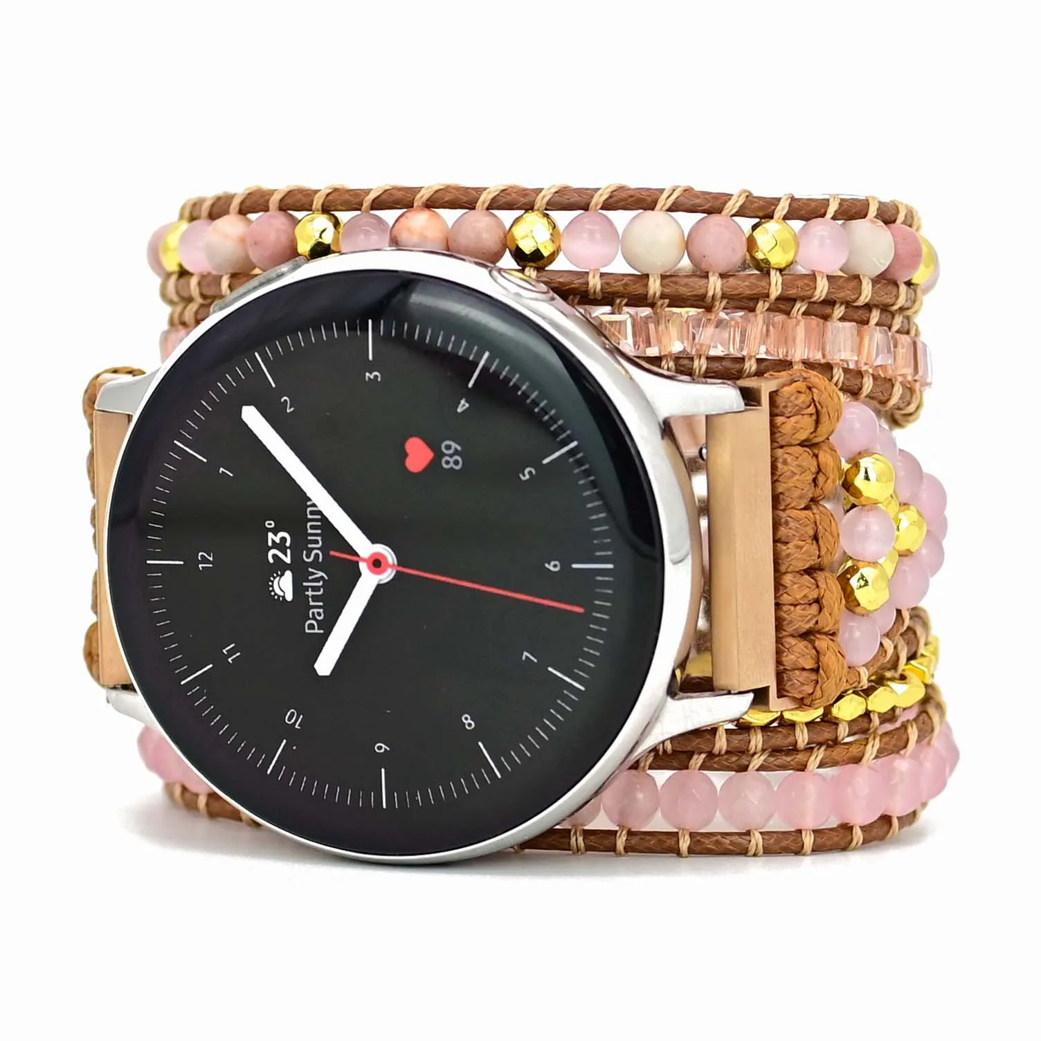 20mm 22mm Natural Stone Bohemian Bracelet Strap For Xiaomi IMILAB KW66 Watch band For Haylou RS4 Plus RT2 LS10/LS02/RT/LS05s/RS3