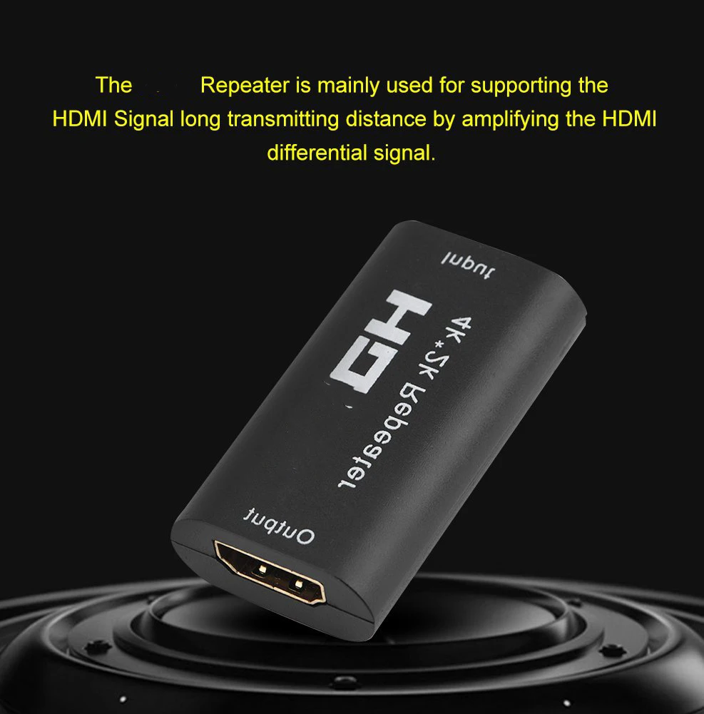 Mini 4K x 2K HDMI-совместимый повторитель-удлинитель до 40M V1.4 3D 1080P HD-адаптер Усилитель