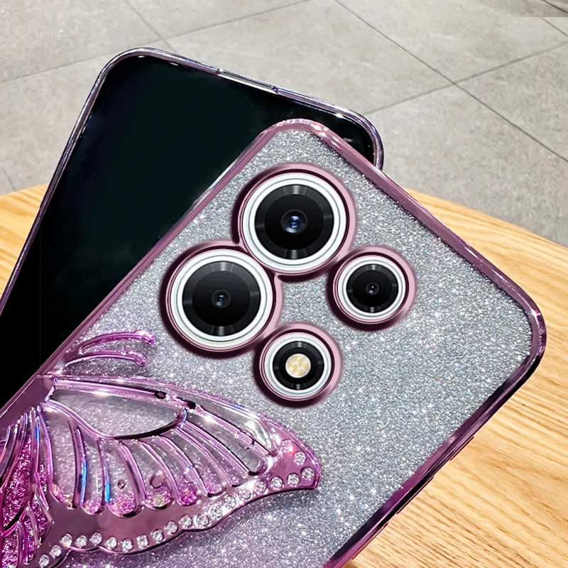 Чехол для телефона Infinix Note 30 Vip чехол с блестками бабочкой зыбучим песком задняя