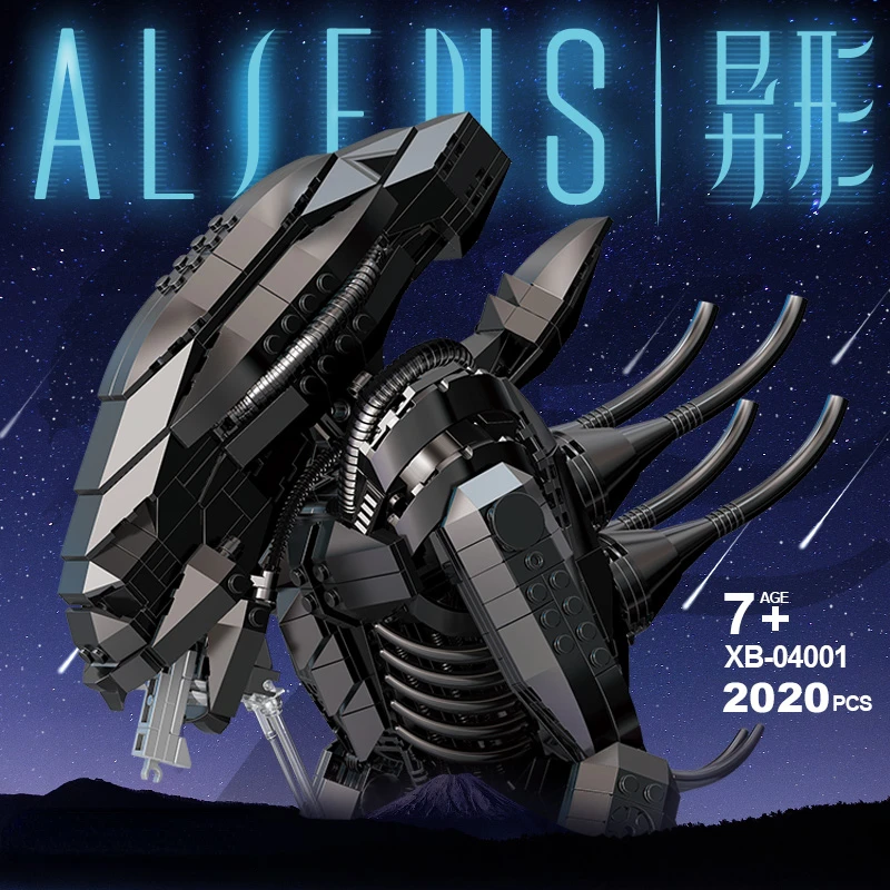 

MOC Alien 53CM A Set of 2020PCS building block modell Action Figures Toy Gift Collection Hobby